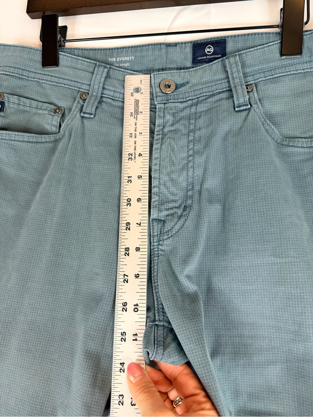AG ADRIANO GOLDSCHMIED Men’s Size 32x32 Pants Everett Slim Straight Fit Stretch - Picture 8 of 16